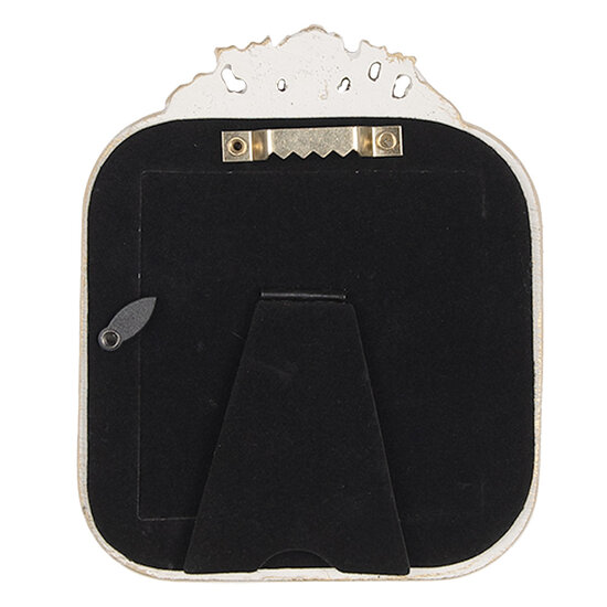 Clayre &amp; Eef   | Fotolijst Wit 11x2x13 cm / 9x9 cm | 2F1059