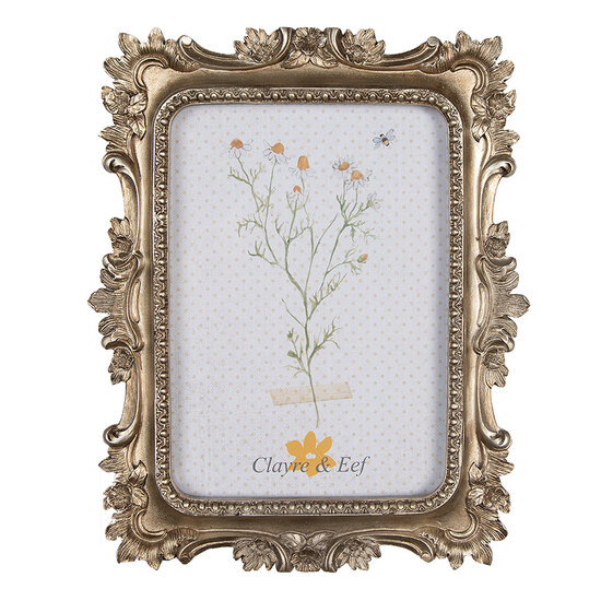 Clayre & Eef | Fotolijst Goudkleurig 19x2x24 cm / 13x18 cm | 2F1072