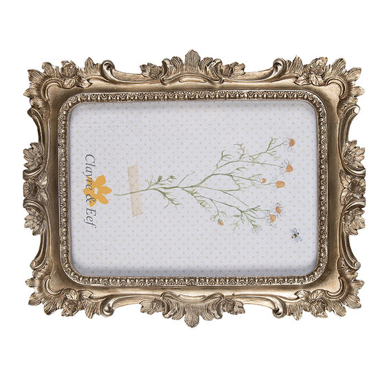 Clayre & Eef | Fotolijst Goudkleurig 19x2x24 cm / 13x18 cm | 2F1072