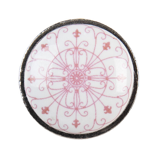 Clayre & Eef | Deurknop Roze ø 3x2 cm | 61879