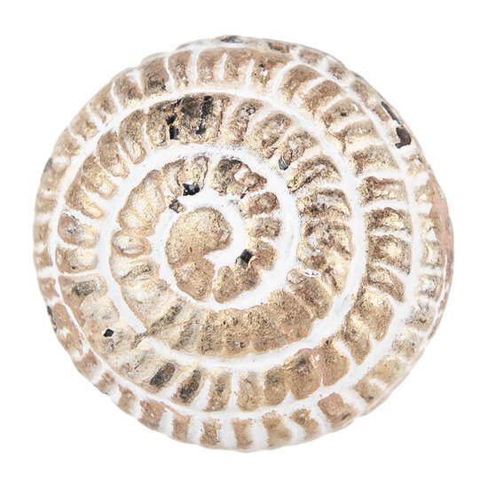 Clayre & Eef | Deurknop Bruin Beige ø 4x4 cm | 64179