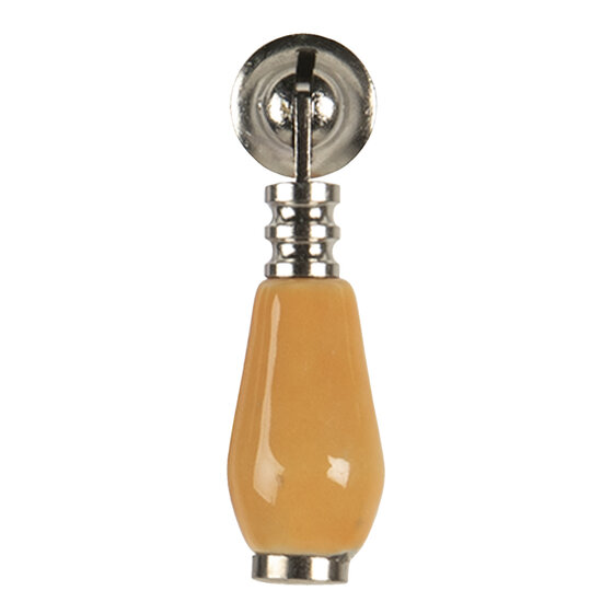 Clayre & Eef | Deurknop Geel 2x2x6 cm | 64772