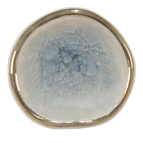 Clayre & Eef | Deurknop Blauw 4x4x3 cm | 65044