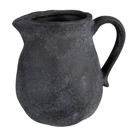 Clayre & Eef | Decoratieve Schenkkan Grijs 16x13x15 cm | 6CE1581M
