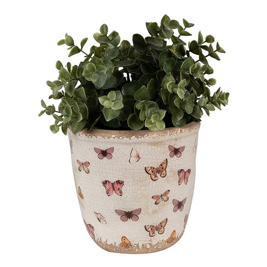 Clayre & Eef | Bloempot Binnen Beige ø 15x14 cm | 6CE1661M