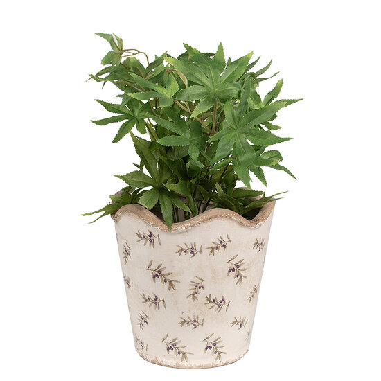 Clayre & Eef | Bloempot Binnen Beige ø 19x18 cm | 6CE1672L