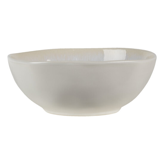 Clayre & Eef | Soepkom Wit ø 17x6 cm / 500 ml | 6CEBO0101