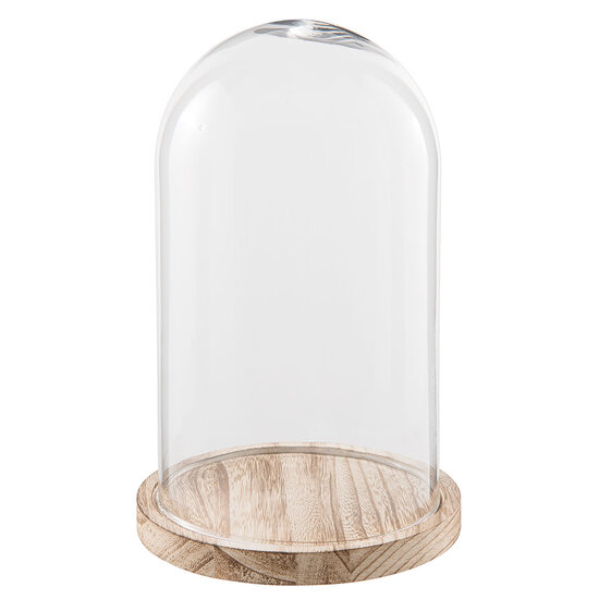 Clayre & Eef | Stolp Transparant ø 18x28 cm | 6GL2170