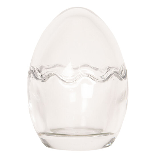 Clayre & Eef | Voorraadpot Deksel Transparant ø 6x9 cm | 6GL2499