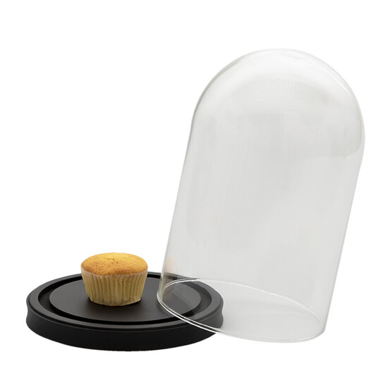 Clayre & Eef | Stolp Zwart ø 17x25 cm | 6GL3365
