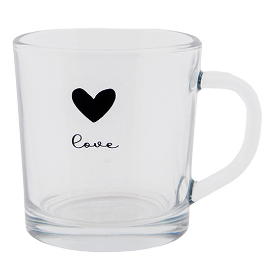 Clayre & Eef | Theeglas Transparant 250 ml | 6GL3709