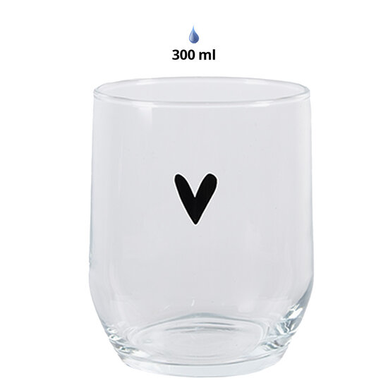 Clayre & Eef | Waterglas Trasparant 300 ml | 6GL4398