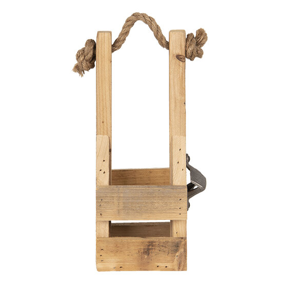 Clayre & Eef | Flessenrek met flessen Bruin 9x10x29 cm | 6H1883