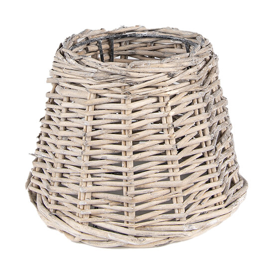 Clayre & Eef | Lampenkap Bruin ø 20x15 cm / E27 | 6LAK0542