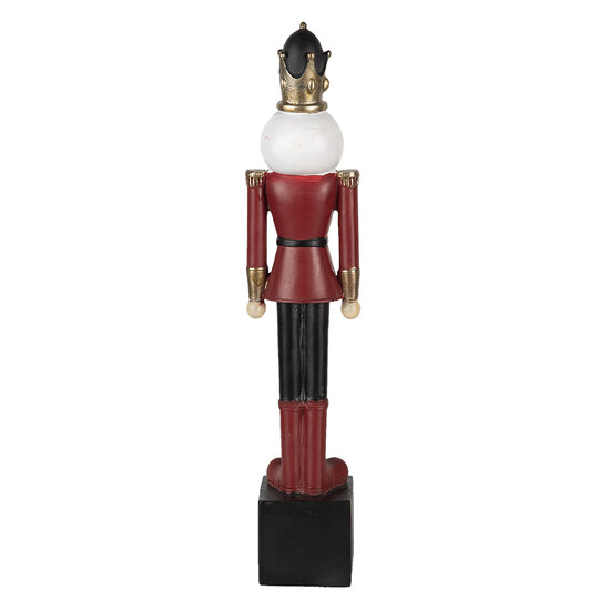 Clayre & Eef | Decoratie Beeld Notenkraker Rood 5x5x27 cm6 | 6PR3477