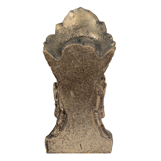 Clayre & Eef | Decoratie Beeld Boeddha Goudkleurig 11x9x22 cm | 6PR3620