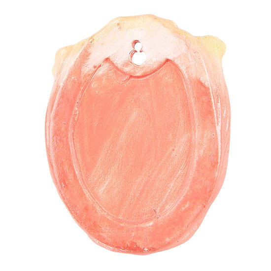 Clayre & Eef | Bloempot hangend Binnen Oranje 12x8x15 cm | 6PR3623