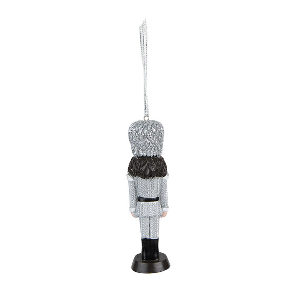 Clayre & Eef | Decoratie Hanger Notenkraker Zilverkleurig 4x3x13 cm | 6PR3680