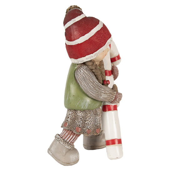 Clayre & Eef | Decoratie kind Groen 13x8x18 cm | 6PR3986