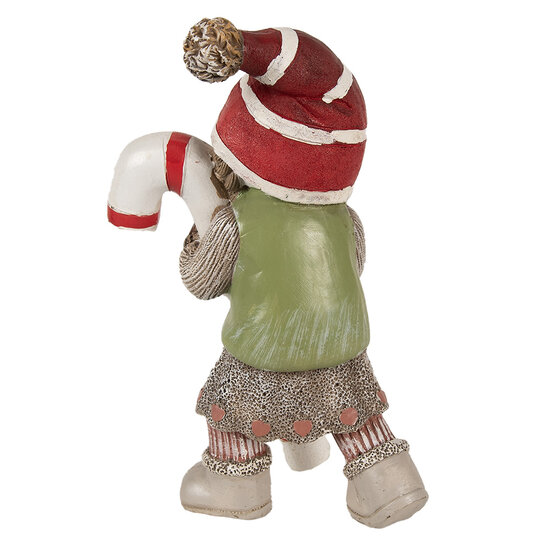 Clayre & Eef | Decoratie kind Groen 13x8x18 cm | 6PR3986