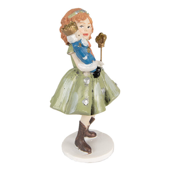 Clayre & Eef | Decoratie kind Groen 7x6x12 cm | 6PR3990