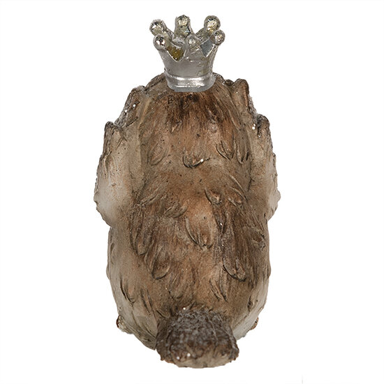 Clayre & Eef | Decoratie beeld Vogel Beige 7x5x8 cm | 6PR3993