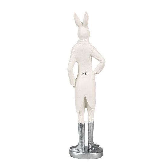 Clayre & Eef | Decoratie Konijn Wit 5x4x20 cm | 6PR4044