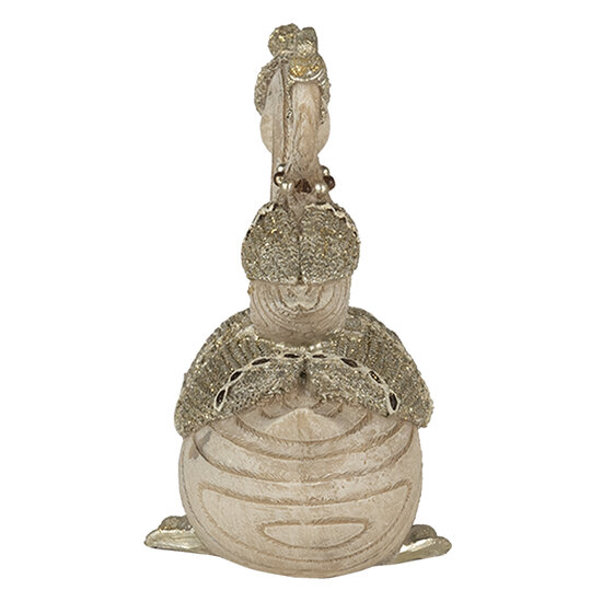 Clayre & Eef | Decoratie Beeld Zwaan Beige 11x6x10 cm | 6PR4687