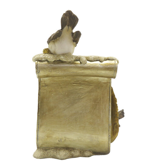 Clayre & Eef | Decoratie beeld Vogels Goudkleurig Bruin 10x5x15 cm | 6PR4867
