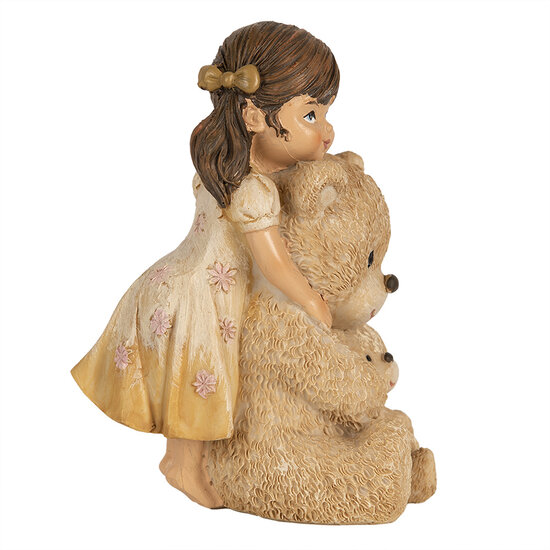 Clayre & Eef | Decoratie kind Bruin 9x7x12 cm | 6PR5030