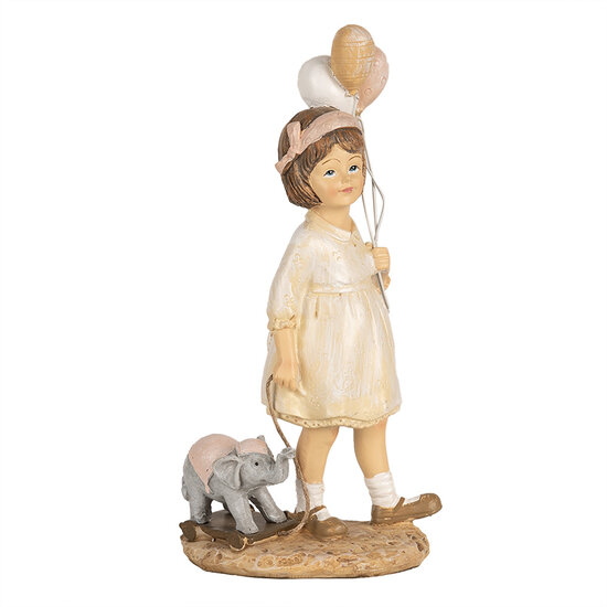 Clayre & Eef | Decoratie kind Beige 9x6x18 cm | 6PR5031
