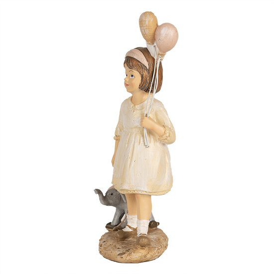 Clayre & Eef | Decoratie kind Beige 9x6x18 cm | 6PR5031