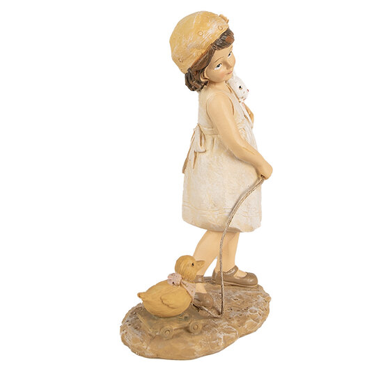 Clayre & Eef | Decoratie kind Beige 10x6x15 cm | 6PR5032