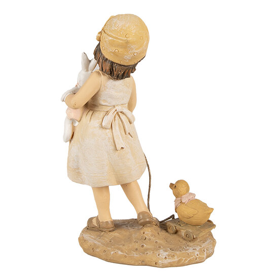 Clayre & Eef | Decoratie kind Beige 10x6x15 cm | 6PR5032
