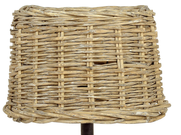 Clayre & Eef | Lampenkap Beige 25x18x16 cm / E27 | 6RO0066