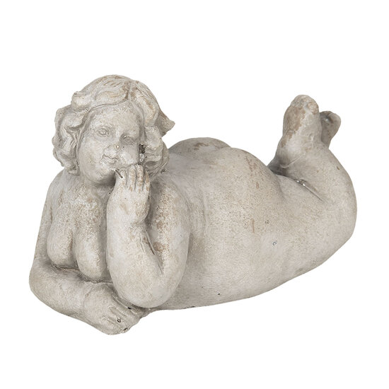 Clayre & Eef | Decoratie Vrouw Grijs 17x9x12 cm | 6TE0284
