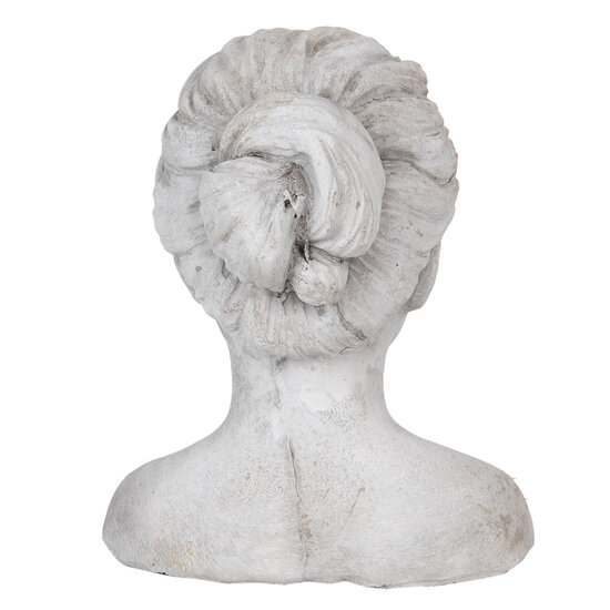 Clayre & Eef | Decoratie Buste Buste Grijs 17x16x20 cm | 6TE0288