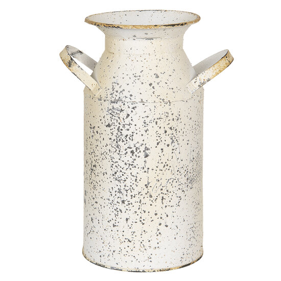 Clayre & Eef | Decoratie Melkbus Beige, Grijs 15x11x23 cm | 6Y4193