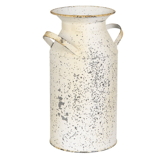 Clayre & Eef | Decoratie Melkbus Beige, Grijs 15x11x23 cm | 6Y4193