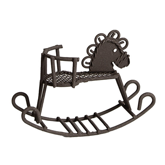 Clayre & Eef | Decoratie Hobbelpaard Bruin 9x3x6 cm | 6Y5523