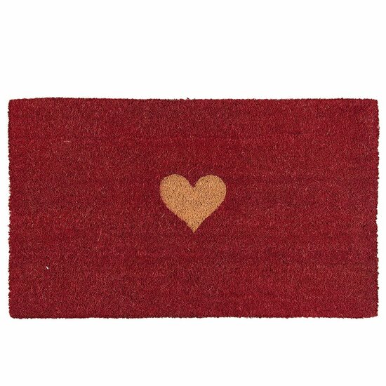 Clayre & Eef | Deurmat Binnen Rood 75x45x1 cm | MC126