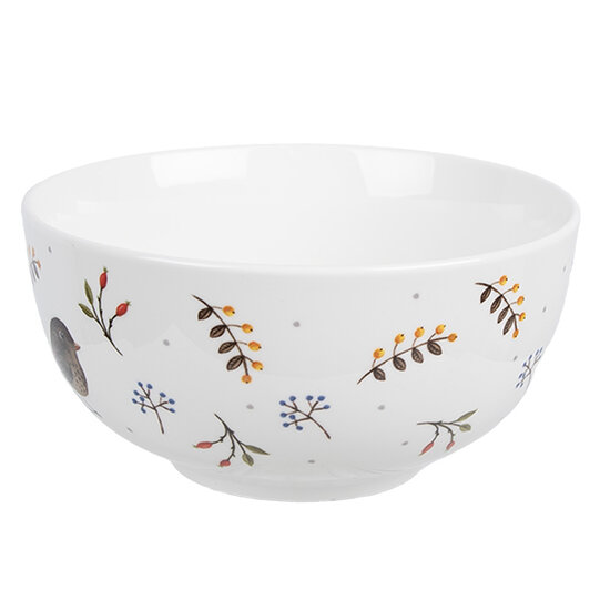 Clayre & Eef | Soepkom Wit ø 14x7 cm / 500 ml | SPYBO