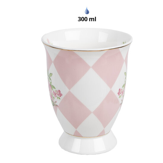 Clayre & Eef | Mok Roze 12x8x10 cm / 300 ml | SWRMU-1