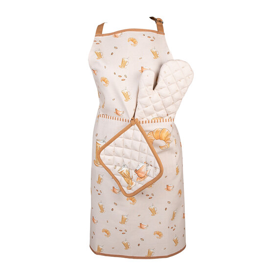 Clayre & Eef | Pannenlap Beige 20x20 cm | YFB45