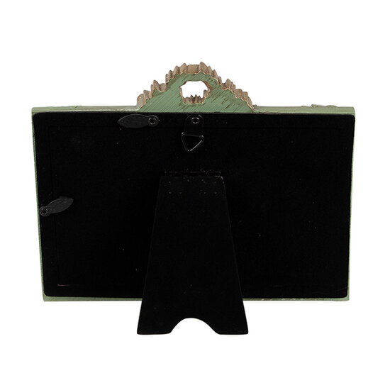 Clayre &amp; Eef   | Fotolijst Groen Goudkleurig 17x2x14 cm / 10x15 cm | 2F1140