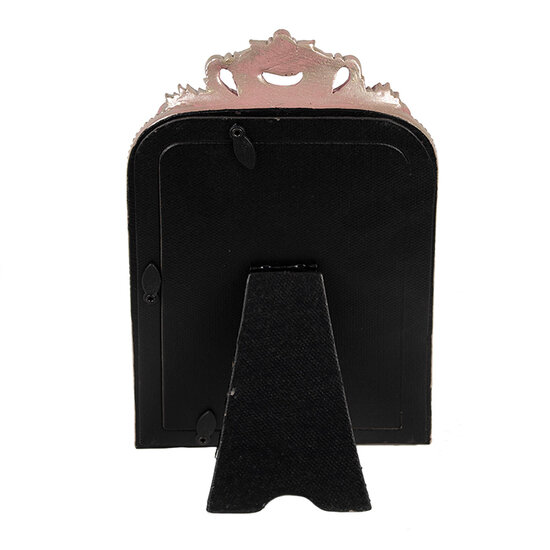 Clayre & Eef | Fotolijst Roze Zilverkleurig 16x2x23 cm / 13x18 cm | 2F1104