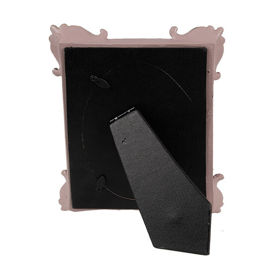Clayre & Eef | Fotolijst Zilverkleurig Roze 17x3x21 cm / 10x15 cm | 2F1115