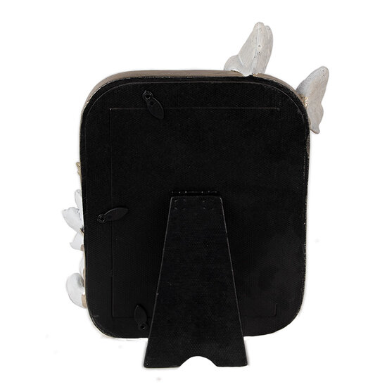Clayre & Eef | Fotolijst Paars Zilverkleurig 17x3x23 cm / 10x15 cm | 2F1117