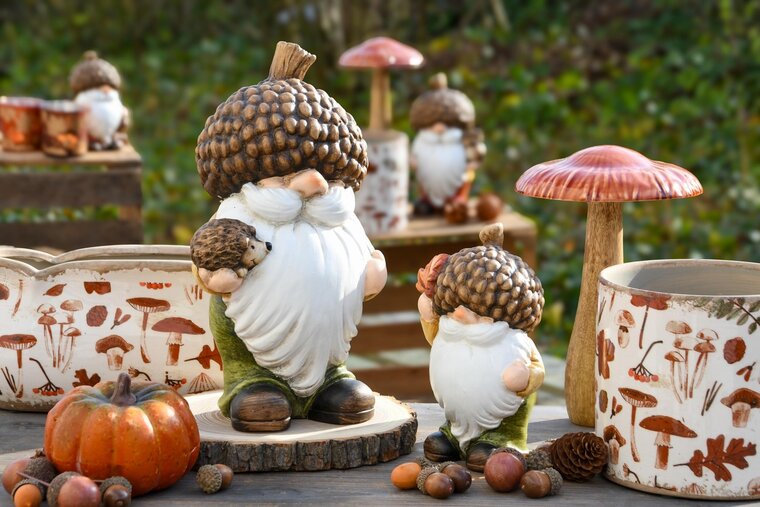 Dekoratief | Bloempot ovaal 'Autumn Treasures', keramiek, 25x12x12cm | A245301
