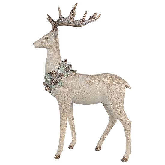 Clayre & Eef | Decoratie hert Bruin 32x14x49 cm | 5PR0139